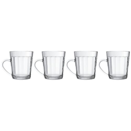 Conjunto de Canecas Copo Americano em Vidro 270 ml – 4 Peças Menor preço em Conjunto de Canecas Copo Americano em Vidro 270 ml – 4 Peças