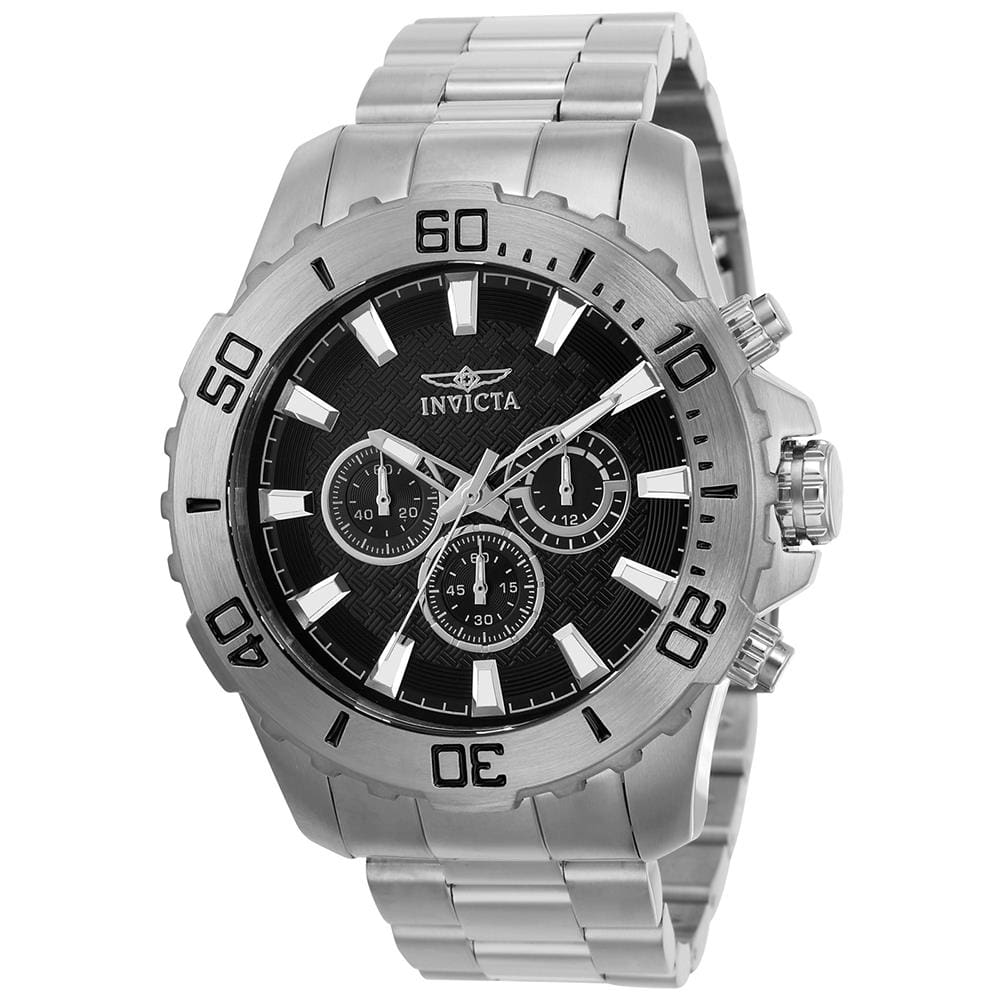 relogio prata masculino invicta