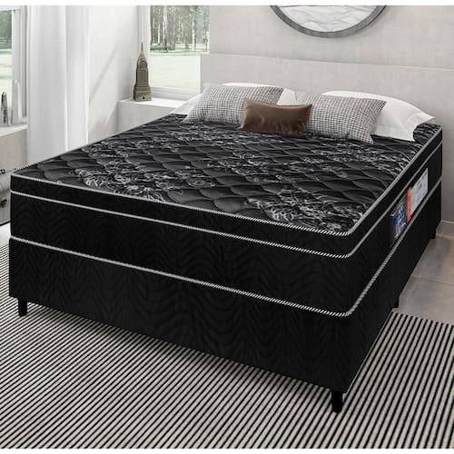 Cama Box de Casal Portobel Diplomata Orthopedic com Espuma D-33 65x138x188 cm - Preto é boa?