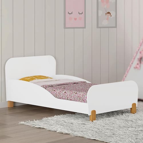 Cama Infantil Casa de Boneca com Cama Auxiliar e Luz/LED Pura