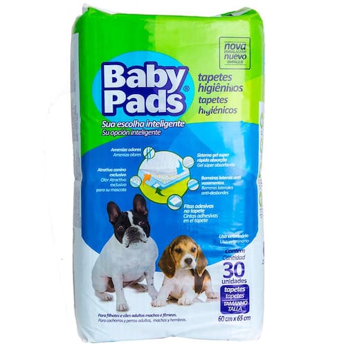 Tapete Higiênico para Cães Petix Baby Pads - 30 Unidades Menor preço em Tapete Higiênico para Cães Petix Baby Pads - 30 Unidades