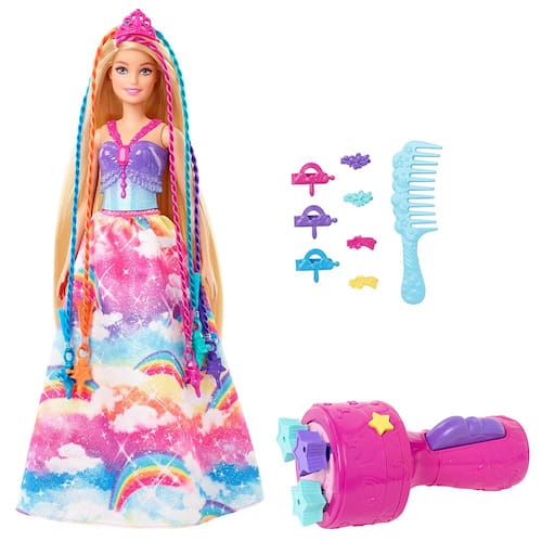 Boneca Barbie Dreamtopia Princesa com Tranças Mágicas GTG00 Mattel Menor preço em Boneca Barbie Dreamtopia Princesa com Tranças Mágicas GTG00 Mattel
