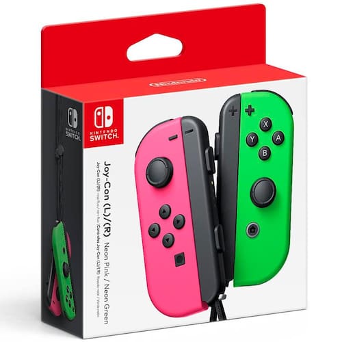 Controle Sem Fio Joy-Con Nintendo Switch - Rosa/Verde Menor preço em Controle Sem Fio Joy-Con Nintendo Switch - Rosa/Verde