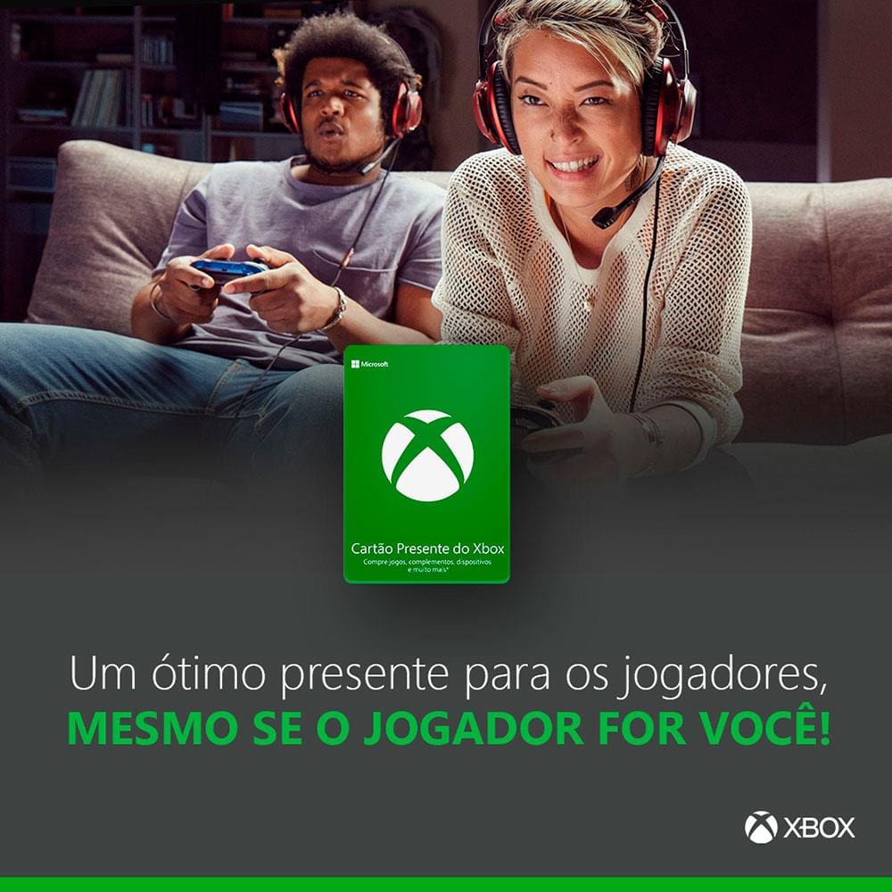 R$ 200 - Cartão-Presente Xbox