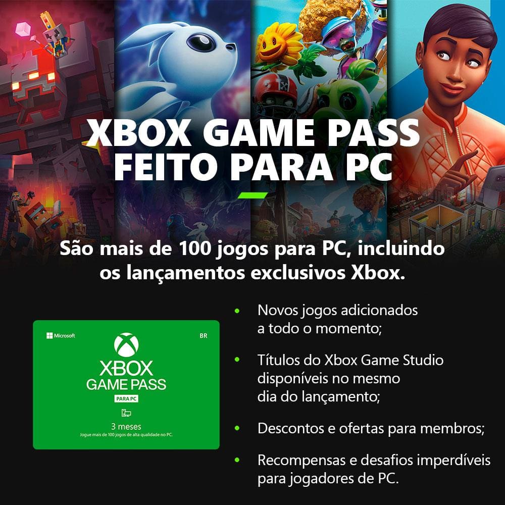 Gift Card Digital Xbox Game Pass♻️ Transforme sua vida com jogo de ...