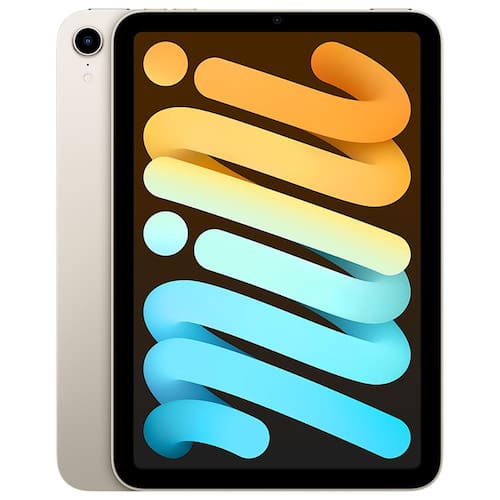 iPad Mini 6 Apple com Wi-fi 64GB, Tela 8.3", Bluetooth, GPS, Câmera 12MP, FaceTime HD e iPadOS 15 - Estelar Menor preço em iPad Mini 6 Apple com Wi-fi 64GB, Tela 8.3", Bluetooth, GPS, Câmera 12MP, FaceTime HD e iPadOS 15 - Estelar