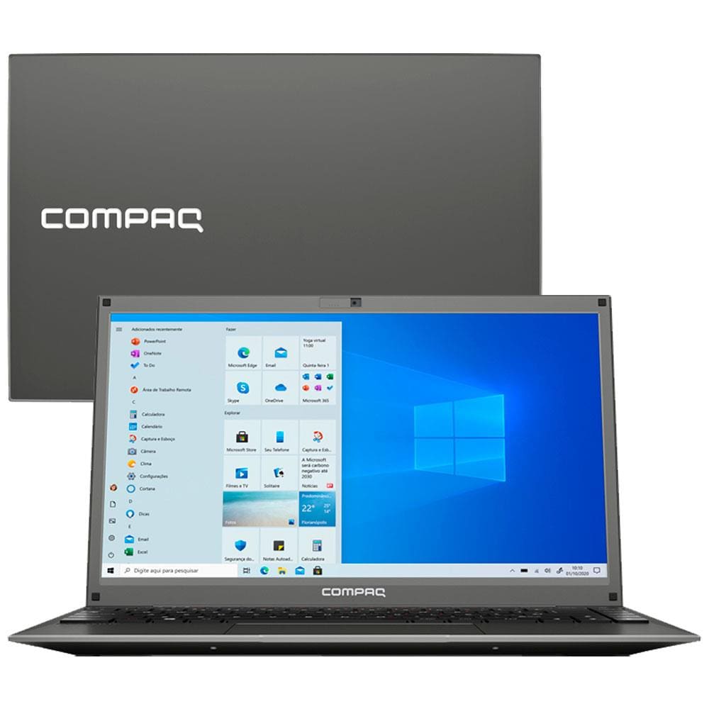 Notebook - Compaq I3-6157u 2.40ghz 4gb 1tb Padrão Intel Hd Graphics Windows 10 Home Presario 434 14.1