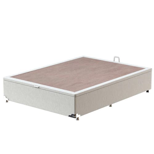 Base Box para Colchão de Casal Probel Universal com Baú 34x138x188cm Menor preço em Base Box para Colchão de Casal Probel Universal com Baú 34x138x188cm