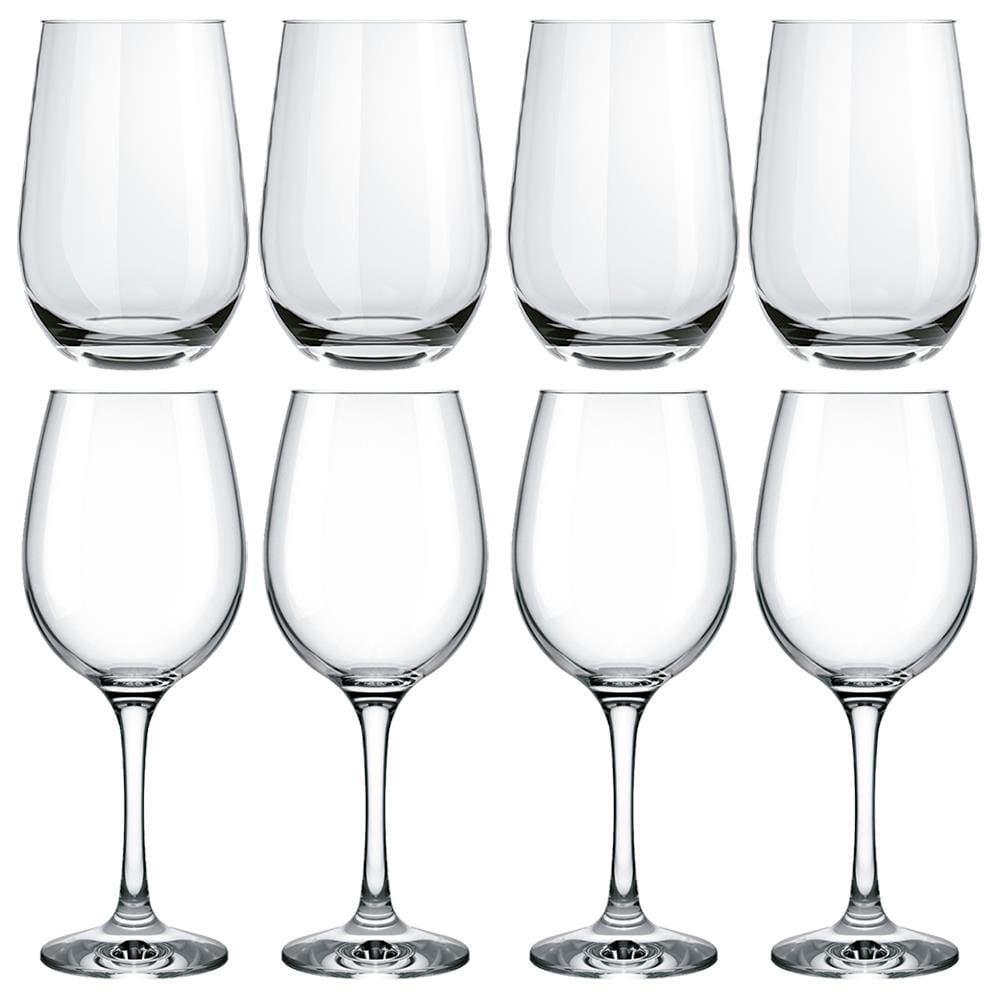 Conjunto de Taças e Copos Nadir Figueiredo Barone - 8 Peças