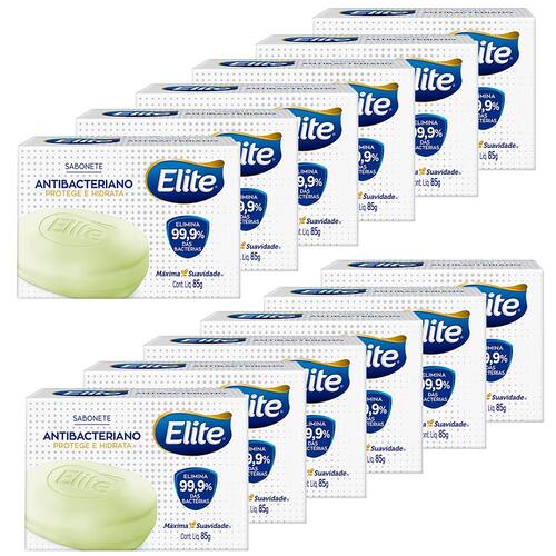 Sabonete Barra Elite Antibacteriano Protege e Hidrata 85g - 12 Unidades é boa?