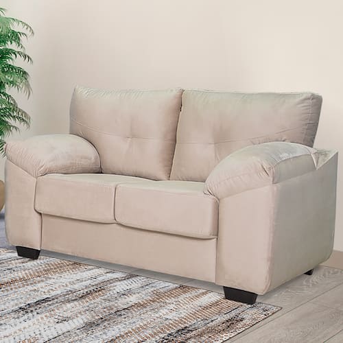 Sofá 2 Lugares Luizzi Montreal II com Revestimento em Veludo Slim - Capuccino Menor preço em Sofá 2 Lugares Luizzi Montreal II com Revestimento em Veludo Slim - Capuccino