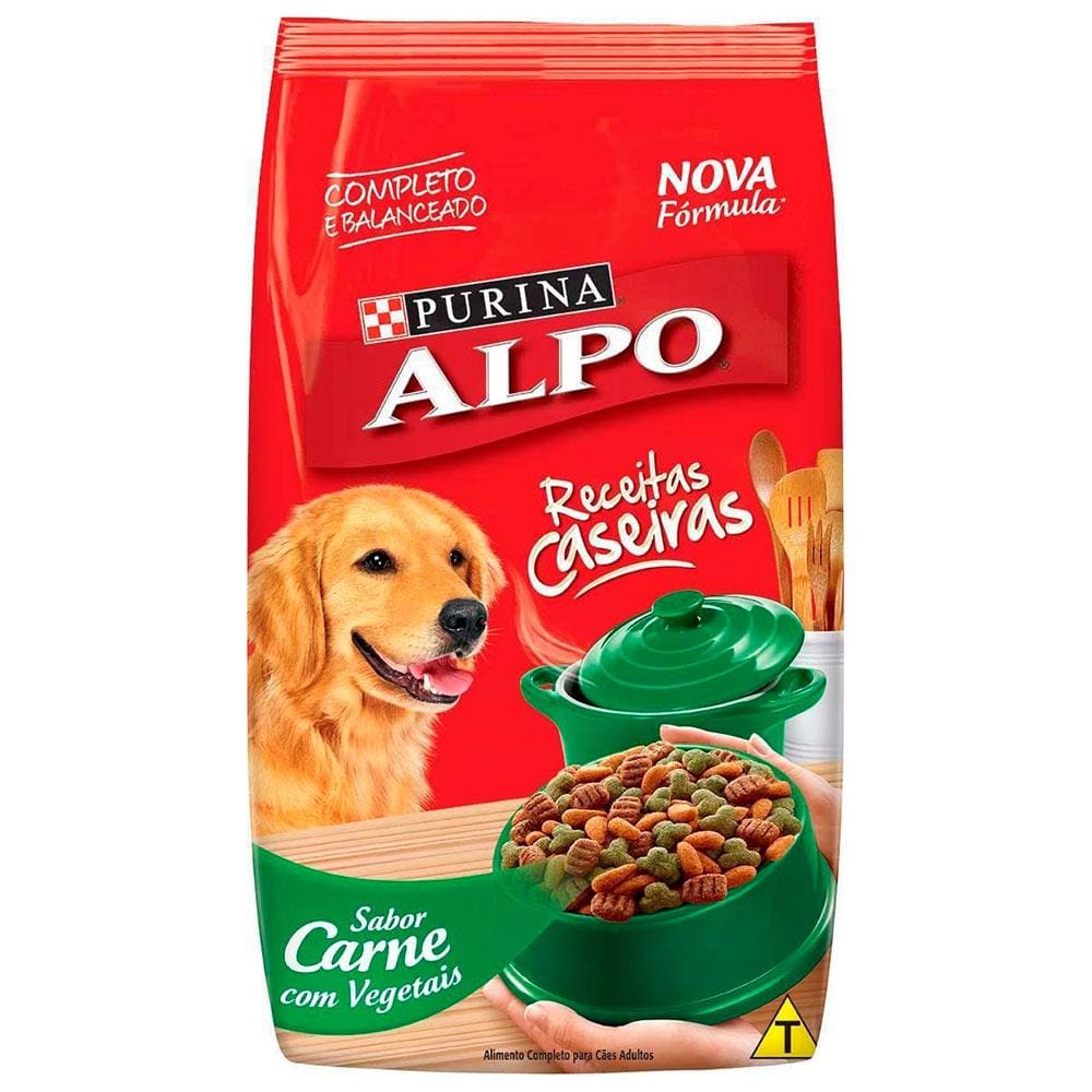 Ração Seca para Cães Purina Alpo Adultos Carne, Frango, Cereais, Vegetais 18kg