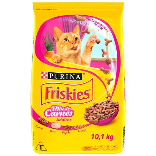 Ração Seca para Gatos Purina Friskies Adultos Mix de Carnes 10,1kg é ruim? Ração Seca para Gatos Purina Friskies Adultos Mix de Carnes 10,1kg é boa?