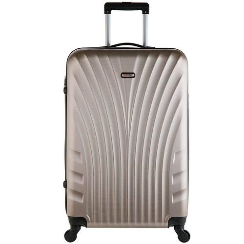 Mala de Viagem Pequena Tonin Bahamas com Rodas Giro 360° em ABS - Dourado Menor preço em Mala de Viagem Pequena Tonin Bahamas com Rodas Giro 360° em ABS - Dourado