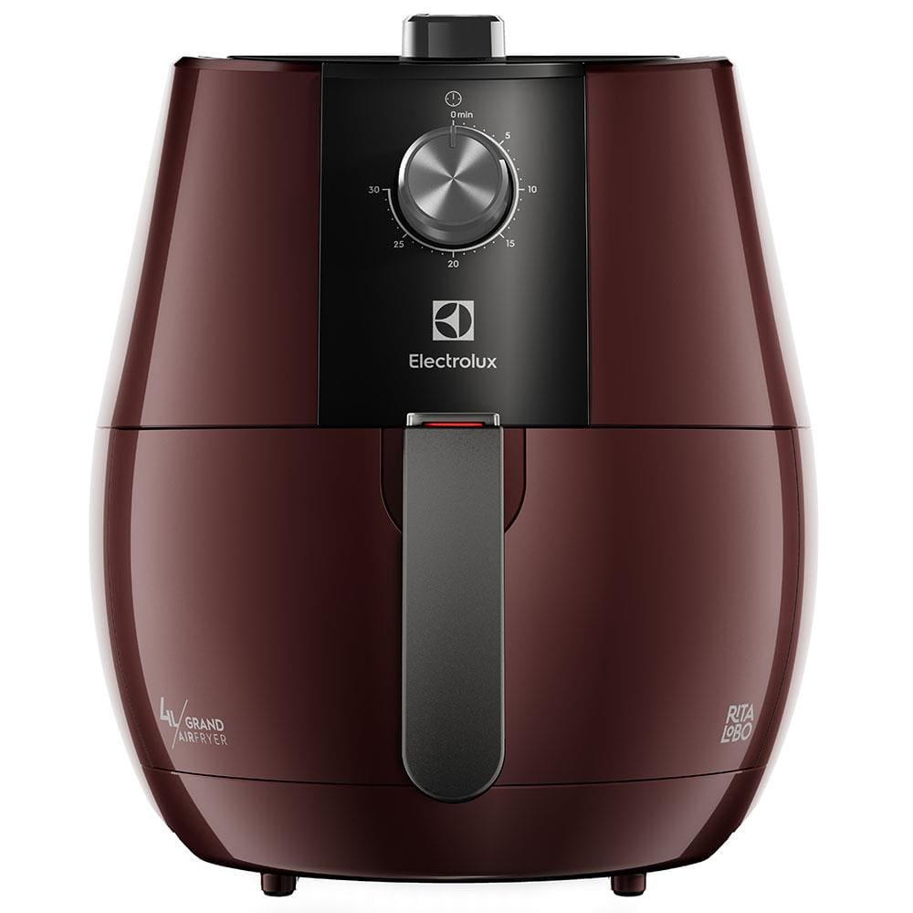 Fritadeira Elétrica Sem Óleo Grand Air Fryer Electrolux EAF31 4L – Dark Red