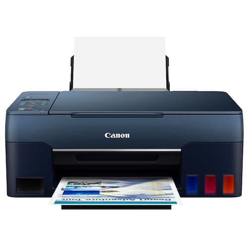 Multifuncional Tanque de Tinta Canon MegaTank G3160 Wireless - Impressora, Copiadora, Scanner - Azul Menor preço em Multifuncional Tanque de Tinta Canon MegaTank G3160 Wireless - Impressora, Copiadora, Scanner - Azul