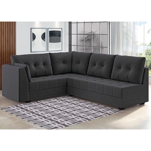 Sofá de Canto 6 Lugares Linoforte Toronto com Revestimento em Tecido Suede é ruim? Sofá de Canto 6 Lugares Linoforte Toronto com Revestimento em Tecido Suede é boa?