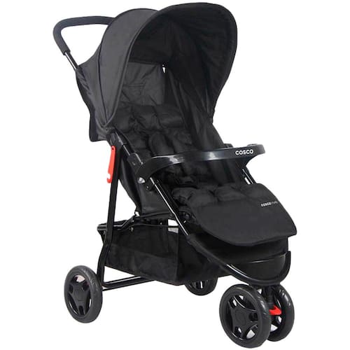 Carrinho de Bebê Cosco Toffy - Preto Absoluto Menor preço em Carrinho de Bebê Cosco Toffy - Preto Absoluto