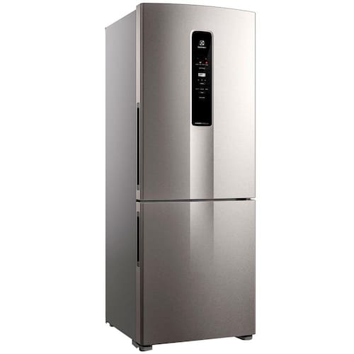 Geladeira Electrolux IB54S Bottom Frost Free com Tecnologia Inverter, AutoSense e Food Control 490 L – Inox