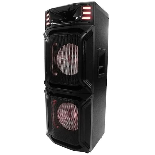 Caixa de Som Acústica Britânia BCX18000 Power Bass com Bluetooth, Entrada USB, SD CARD, Rádio FM e Display Digital - 1700W Menor preço em Caixa de Som Acústica Britânia BCX18000 Power Bass com Bluetooth, Entrada USB, SD CARD, Rádio FM e Display Digital - 1700W