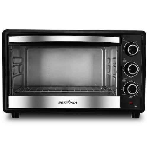 Forno Elétrico Britânia BFE40P 36L com Timer e Função Dourar – Preto Menor preço em Forno Elétrico Britânia BFE40P 36L com Timer e Função Dourar – Preto