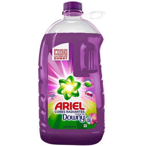 Sabão Líquido Ariel Cores Radiantes Toque de Downy - 3L é boa?