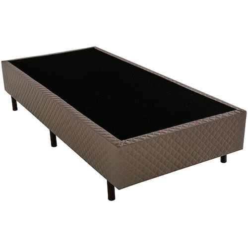 Base Box para Colchão de Solteiro Biflex Ilhéus 39x88x188cm - Marrom