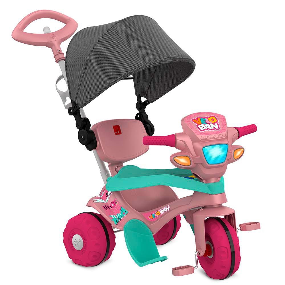 TRICICLO INFANTIL ELÉTRICO SCOOTER GATINHA BANDEIRANTE REF: 2680