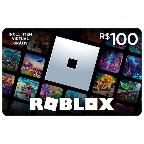 Gift card roblox 400 robux, casas bahia