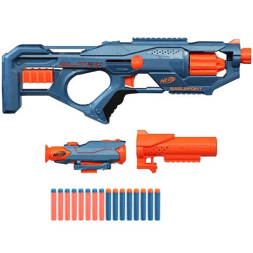 NERF Lançador Fortnite Pump SG, com Câmara de Recarga e 4 Dardos