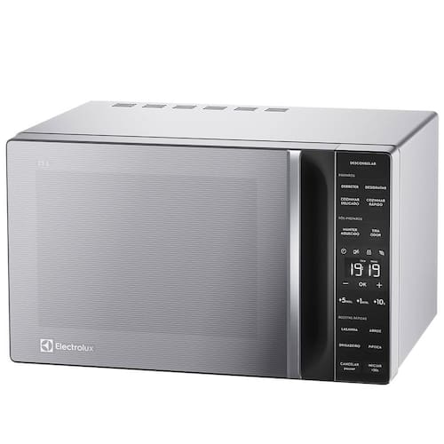 Forno de Micro-ondas Electrolux Efficient ME23S com Função Manter Aquecido Prata – 23 L