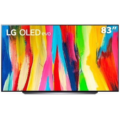 Smart TV 83" LG 4K OLED83C2 Evo 120Hz, G-Sync, FreeSync, 4x HDMI 2.1, Inteligência Artificial ThinQ, Google, Alexa Menor preço em Smart TV 83" LG 4K OLED83C2 Evo 120Hz, G-Sync, FreeSync, 4x HDMI 2.1, Inteligência Artificial ThinQ, Google, Alexa