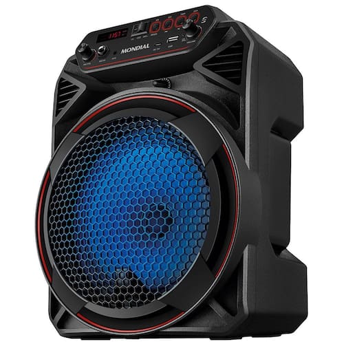 Caixa Amplificada Mondial CM-150 com Bluetooth, USB, Rádio FM e Função TWS - 150W