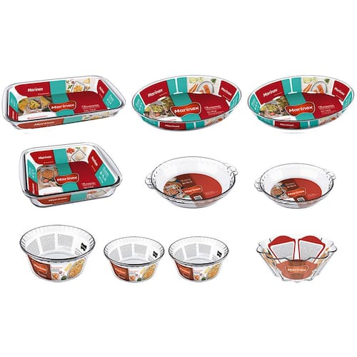 Conjunto de Travessas Refratárias Marinex em Vidro - 10 Peças é boa?