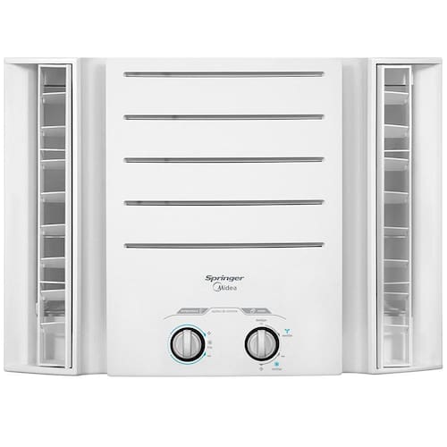 Ar-Condicionado de Janela Springer Midea QCK07 Frio 7.500 BTUs Mecânico - Branco Menor preço em Ar-Condicionado de Janela Springer Midea QCK07 Frio 7.500 BTUs Mecânico - Branco