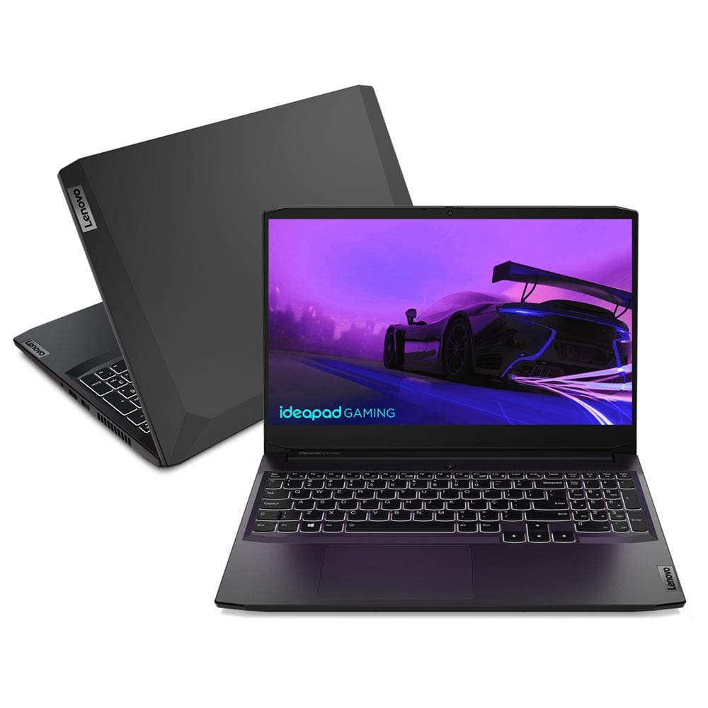 Notebook Lenovo Ideapad Gaming 3i i5-11300H 8GB 512GB SSD Placa Dedicada NVIDIA® GeForce® GTX 1650 4GB 15.6" FHD WVA Linux 82MGS00200 Shadow Black