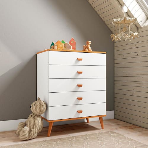 Cômoda Infantil Bartira Ternura com 5 Gavetas e 70,8 cm de Largura é ruim? Cômoda Infantil Bartira Ternura com 5 Gavetas e 70,8 cm de Largura é boa?