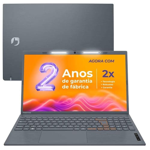 Notebook Positivo Vision Intel Celeron Dual Core 4GB, 128GB eMMC, Tela HD 15,6”, Windows 11 + Microsoft 365 Personal Válido por 1 Ano - C15 Lumina BAR Menor preço em Notebook Positivo Vision Intel Celeron Dual Core 4GB, 128GB eMMC, Tela HD 15,6”, Windows 11 + Microsoft 365 Personal Válido por 1 Ano - C15 Lumina BAR