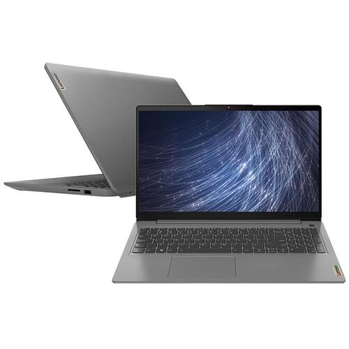 Notebook Lenovo AMD Ryzen 7-5700U 12GB 512GB SSD Tela Full HD 15.6” Linux IdeaPad 3 -15ALC 82MFS00600