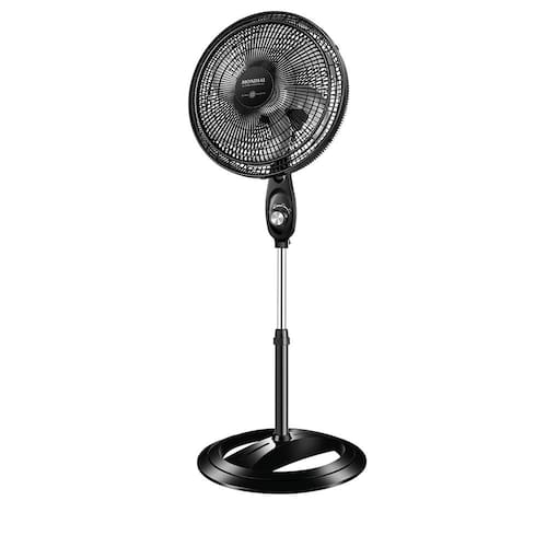 Ventilador de Coluna 40cm Mondial Super Power VSP40C 6 Pás 3 Velocidades Preto/Prata