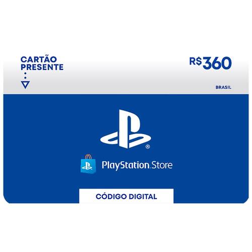 Cartão Presente Digital PlayStation - R$360