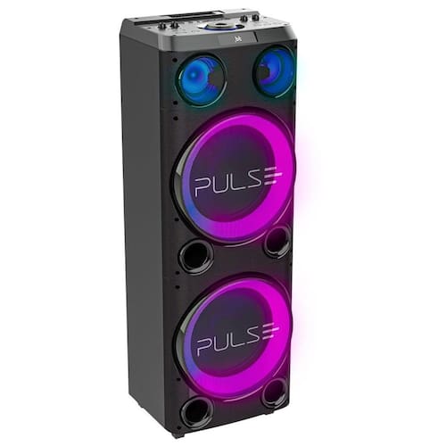 Torre de Som Pulse Double SP508 com Bluetooth, USB e Iluminação LED - 2300W Menor preço em Torre de Som Pulse Double SP508 com Bluetooth, USB e Iluminação LED - 2300W