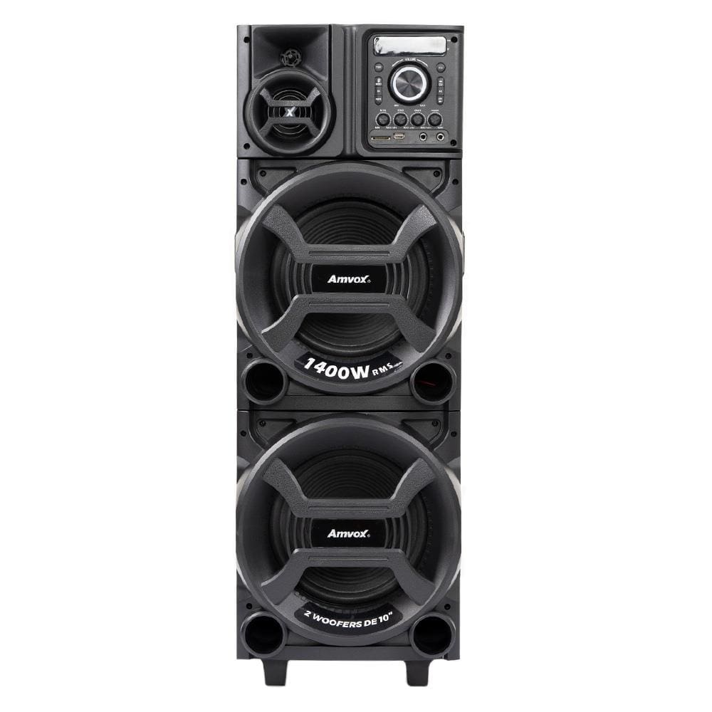 Torre de Som Amvox Titan Black ACA | Ponto