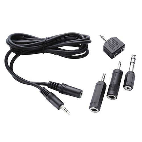 Menor preço em Kit Adaptador C/4 + Cabo P2 St + J2 St 1.80m Cbpd0004 Preto Genérico