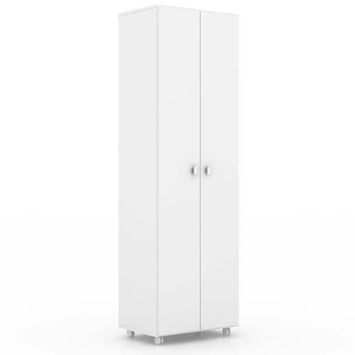 Armário Multiuso Tecno Mobili Am3101 com 2 Portas e 4 Prateleiras - Branco Menor preço em Armário Multiuso Tecno Mobili Am3101 com 2 Portas e 4 Prateleiras - Branco