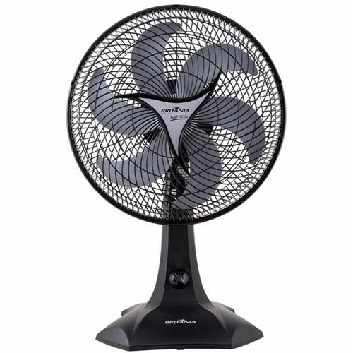 Ventilador de Mesa Britânia Protect 30 Six com 3 Velocidades - Preto