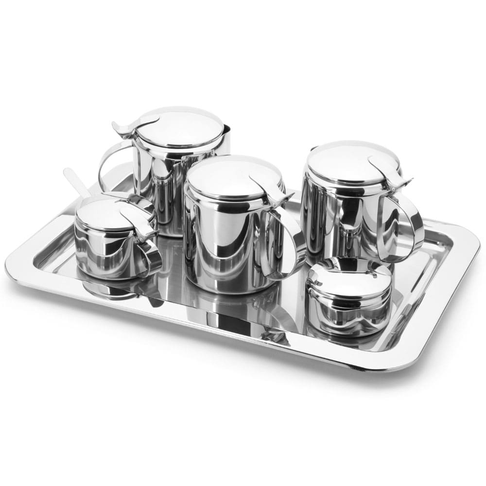 Conjunto para Chá e Café Forma Inox Lyr - 6 peças