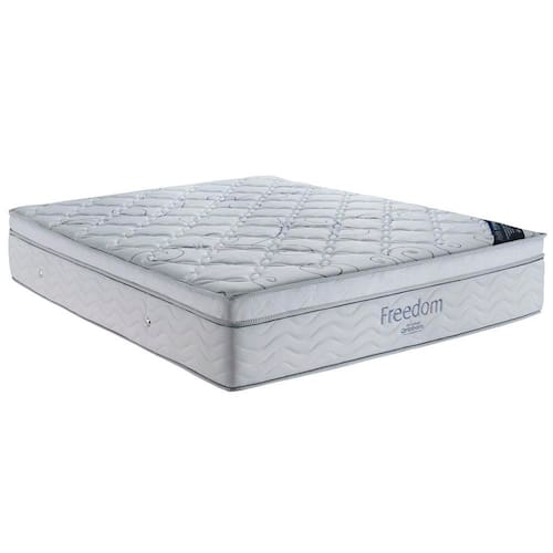 Colchão Casal Ortobom Freedom com Pillow Top e Molas Ensacadas 32x138x188 cm - Branco Menor preço em Colchão Casal Ortobom Freedom com Pillow Top e Molas Ensacadas 32x138x188 cm - Branco