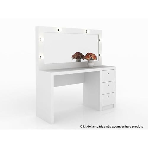 Penteadeira Camarim com Espelho PE-2001 - Tecno Mobili - Branco Fosco é boa?