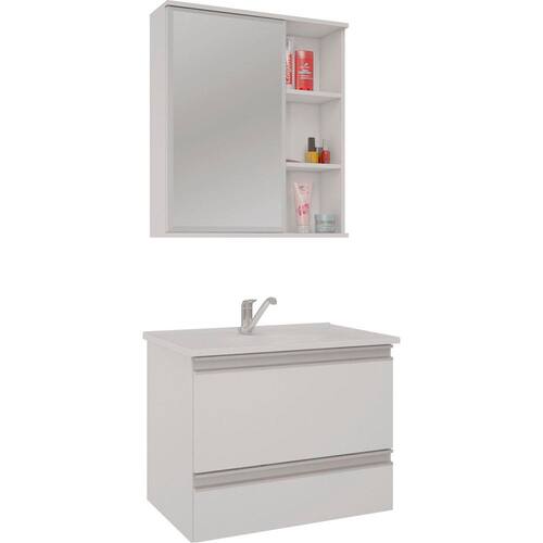 Espelheira para Banheiro MGM Móveis Treviso 63,5 x 55,8 x 14,8 cm é boa?